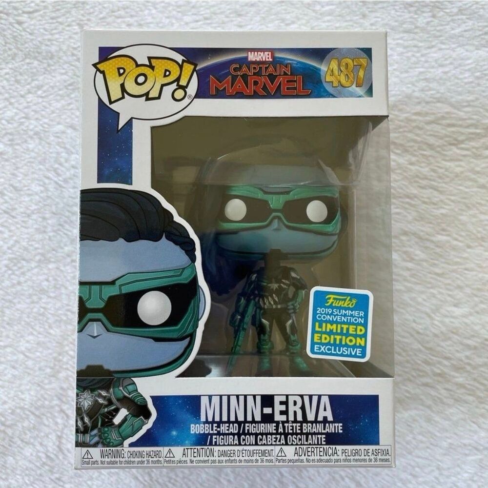 Funko Pop Marvel Captain Marvel Minn-Erva #487 2019 Summer Convention Exclusive